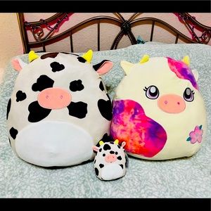 Family of Cow Squishmallows!